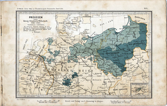 Schul-Atlas zur Brandenburgisch-Preussischen Geschichte
7. Preussen 1786-1797