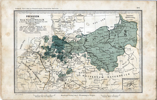 Schul-Atlas zur Brandenburgisch-Preussischen Geschichte
8. Preussen 1797-1807