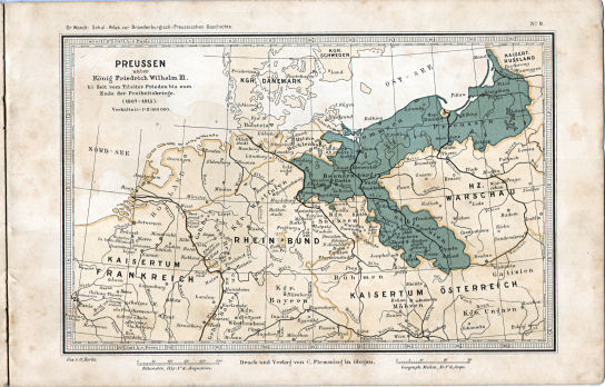 Schul-Atlas zur Brandenburgisch-Preussischen Geschichte
9. Preussen 1807-1815