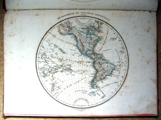 Heck, Atlas géographique, astronomique et historique
6. Hémisphère du nouveau continent (Ouest)