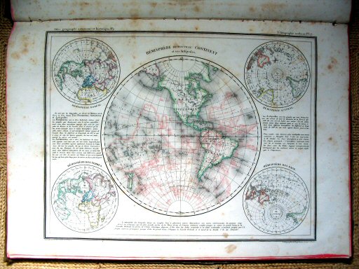 Heck, Atlas géographique, astronomique et historique
7. Planiglobes