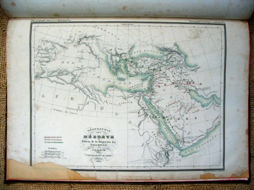 Heck, Atlas géographique, astronomique et historique
9. Géographie des Hébreux