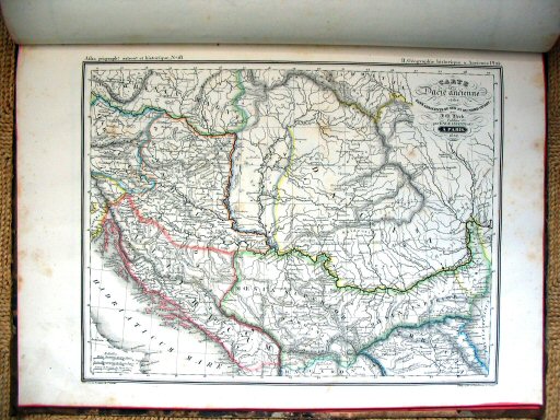 Heck, Atlas géographique, astronomique et historique
18. Dacie ancienne, Pannonie, Illyrie et Moesie