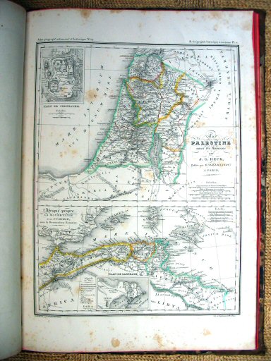 Heck, Atlas géographique, astronomique et historique
19. Palestine sous les Romains. l'Afrique