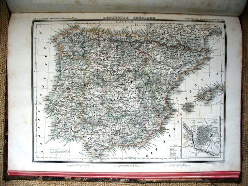 Heck, Atlas géographique, astronomique et historique
29. Péninsule ibérique