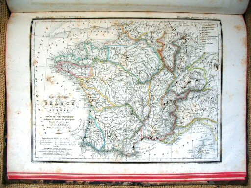 Heck, Atlas géographique, astronomique et historique
30. France, Carte physique