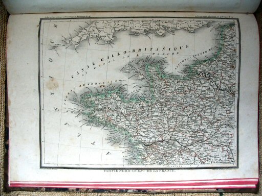 Heck, Atlas géographique, astronomique et historique
32. France, Partie Nord-ouest