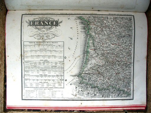 Heck, Atlas géographique, astronomique et historique
34. France, Partie Sud-ouest