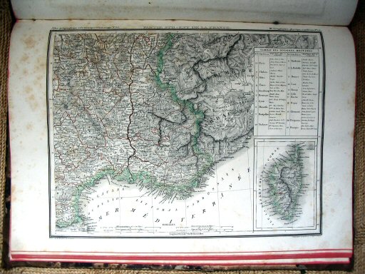 Heck, Atlas géographique, astronomique et historique
35. France, Partie Sud-est