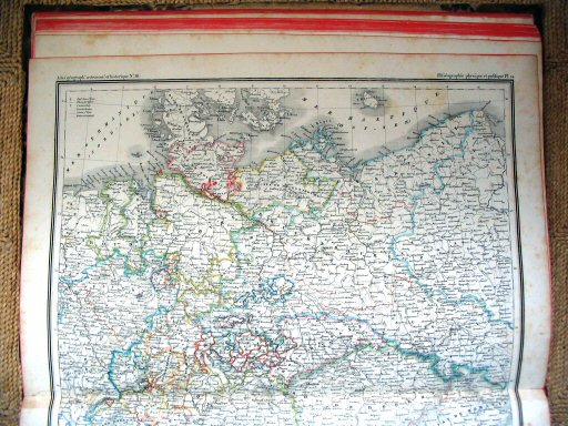 Heck, Atlas géographique, astronomique et historique
38. Confédération germanique, Partie Nord