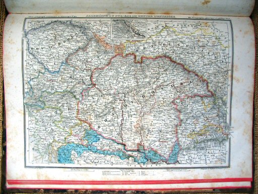 Heck, Atlas géographique, astronomique et historique
40. Allemagne du Sud-est ou Empire d'Autriche