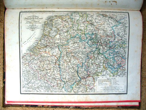 Heck, Atlas géographique, astronomique et historique
42. Allemagne du Nord-ouest ou Hannovre et Pays bas