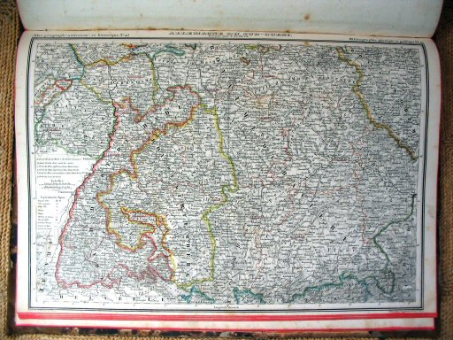 Heck, Atlas géographique, astronomique et historique
43. Allemagne du Sud-ouest