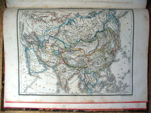 Heck, Atlas géographique, astronomique et historique
49. Asie, Carte générale