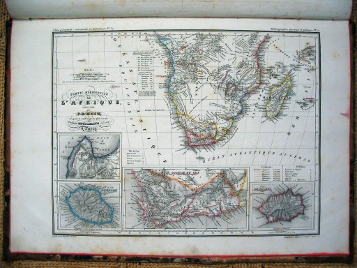 Heck, Atlas géographique, astronomique et historique
54. Afrique méridionale