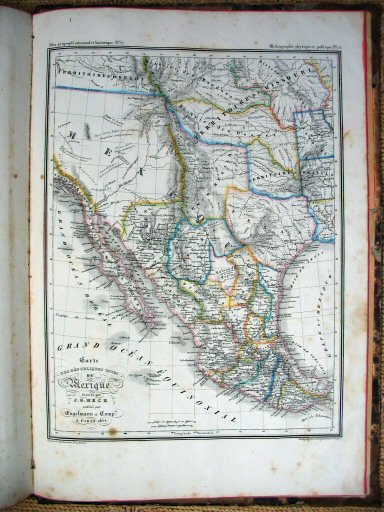 Heck, Atlas géographique, astronomique et historique
57. États-Unis du Mexique