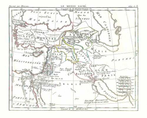 Hérisson, Atlas Portatif (1806)
5. Wereld van de Bijbel / Biblical world