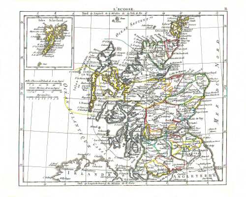 Hérisson, Atlas Portatif (1806)
11. Schotland / Scotland