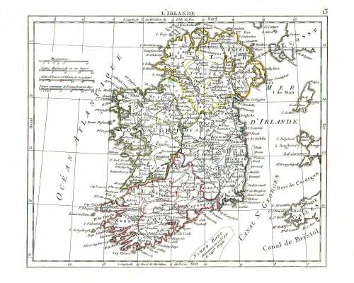 Hérisson, Atlas Portatif (1806)
13. Ierland / Ireland