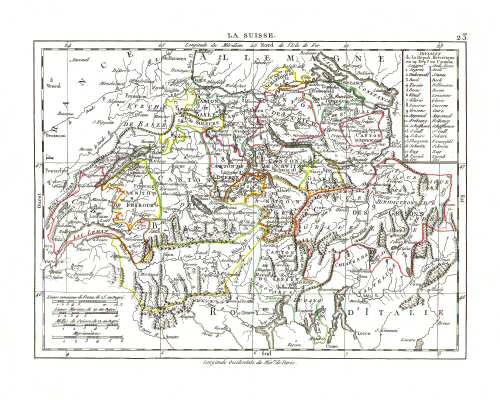Hérisson, Atlas Portatif (1806)
23. Zwitserland