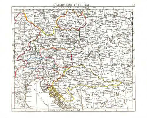 Hérisson, Atlas Portatif (1806)
28. Duitsland (ZO) / Germany (SE)