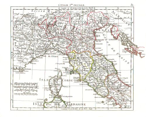 Hérisson, Atlas Portatif (1806)
31. Italië (N) / Italy (N)