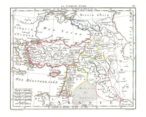Hérisson, Atlas Portatif (1806)
35. Aziatisch Turkije / Turkey in Asia