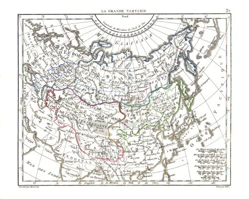 Hérisson, Atlas Portatif (1806)
37. Tartarije / Tartary