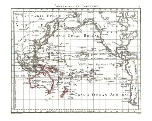 Hérisson, Atlas Portatif (1806)
39. Australië, Polynesië / Australia, Pacific