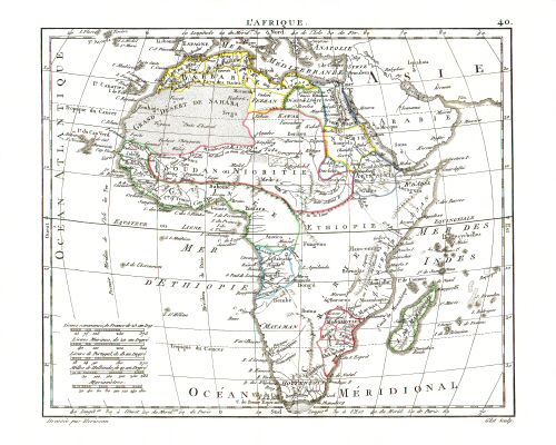 Hérisson, Atlas Portatif (1806)
40. Afrika / Africa