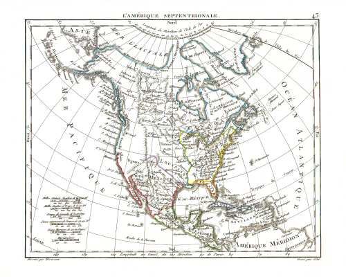 Hérisson, Atlas Portatif (1806)
43. Noord-Amerika / North America