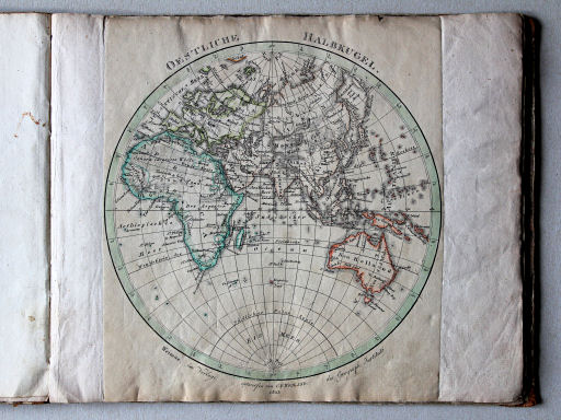 Allmän Atlas af C.F. Weiland, 1825
1. Oestliche Halbkugel