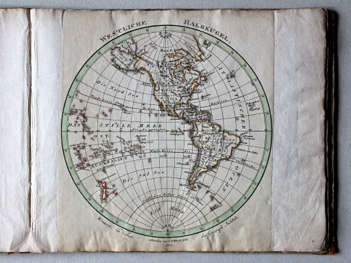 Allmän Atlas af C.F. Weiland, 1825
2. Westliche Halbkugel