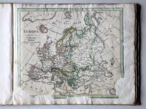 Allmän Atlas af C.F. Weiland, 1825
3. Europa
