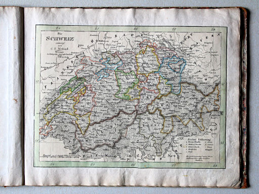Allmän Atlas af C.F. Weiland, 1825
14. Die Schweiz