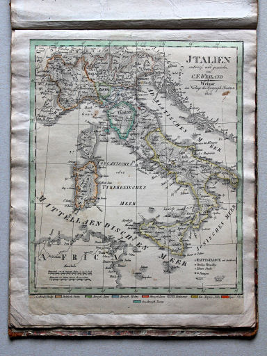 Allmän Atlas af C.F. Weiland, 1825
17. Italien