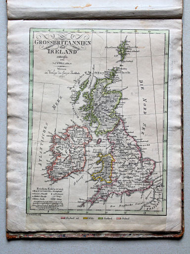 Allmän Atlas af C.F. Weiland, 1825
19. Grossbritannien und Ireland