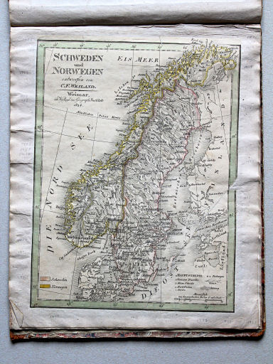 Allmän Atlas af C.F. Weiland, 1825
21. Schweden und Norwegen