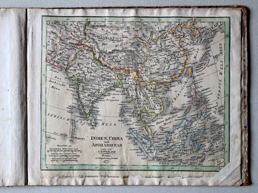 Allmän Atlas af C.F. Weiland, 1825
25. Indien, China und Afghanistan