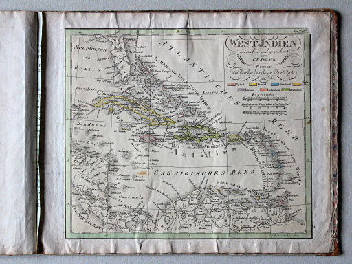 Allmän Atlas af C.F. Weiland, 1825
29. West Indien