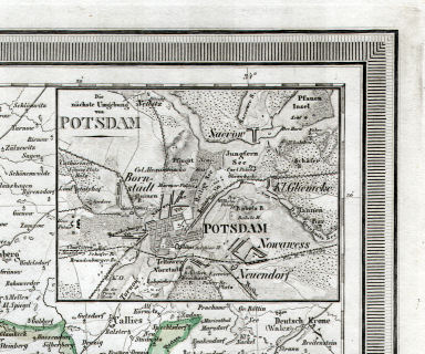 Allgemeiner Hand-Atlas der ganzen Erde (1855)
14a. Die nächste Umgebung von Potsdam