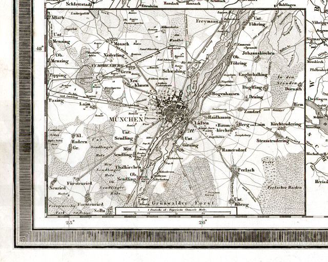 Allgemeiner Hand-Atlas der ganzen Erde (1855)
20a. Umgebung von München