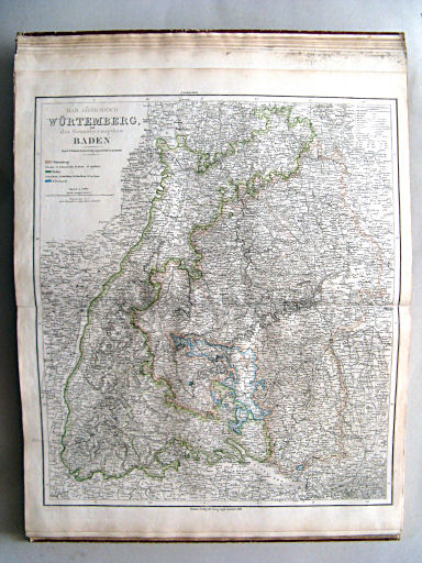 Allgemeiner Hand-Atlas der ganzen Erde (1855)
21. Das Königreich Würtemberg und das Grossherzogthum Baden