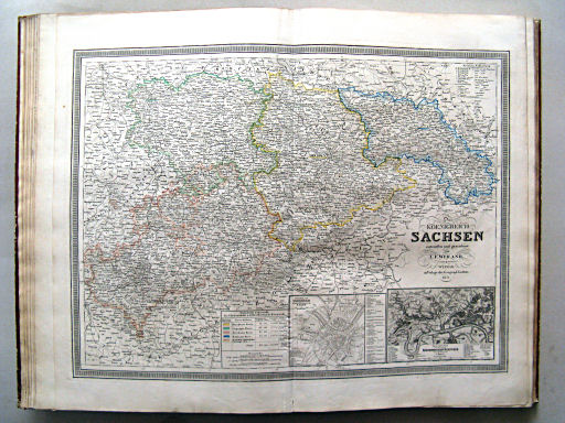 Allgemeiner Hand-Atlas der ganzen Erde (1855)
22. Das Koenigreich Sachsen