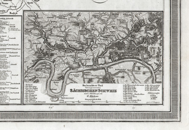 Allgemeiner Hand-Atlas der ganzen Erde (1855)
22b. Der besuchteste Theil der sogenannten Sächsischen Schweiz