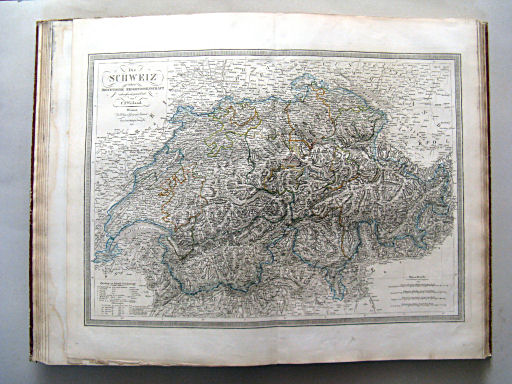Allgemeiner Hand-Atlas der ganzen Erde (1855)
26. Die Schweiz oder Helvetische Eidgenossenschaft