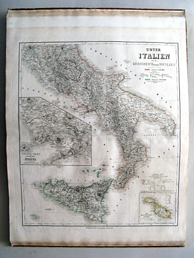 Allgemeiner Hand-Atlas der ganzen Erde (1855)
29. Unter-Italien oder das Königreich beider Sicilien