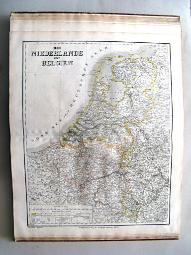 Allgemeiner Hand-Atlas der ganzen Erde (1855)
36. Die Niederlande und Belgien