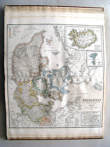Allgemeiner Hand-Atlas der ganzen Erde (1855)
37. Daenemark mit seinen Nebenländern in Europa