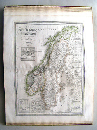 Allgemeiner Hand-Atlas der ganzen Erde (1855)
39. Schweden und Norwegen